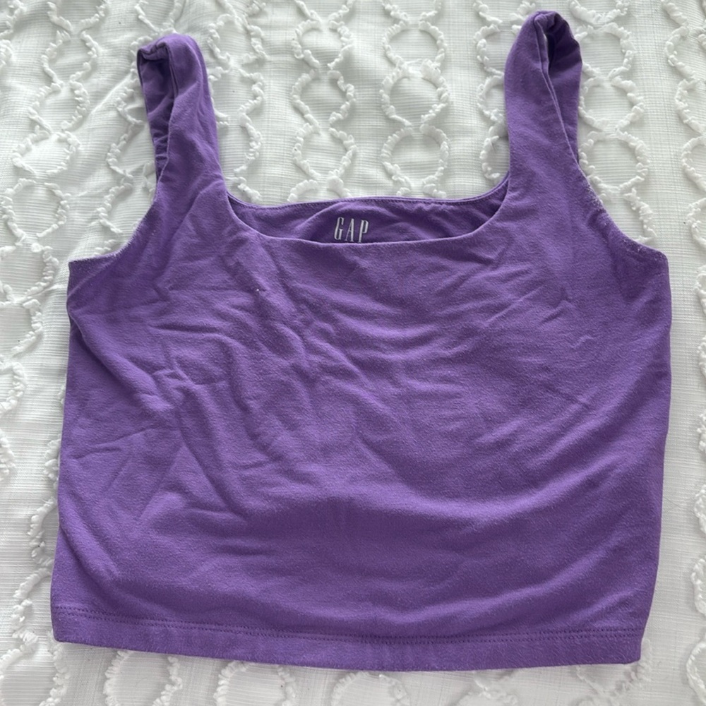Purple gap tank top